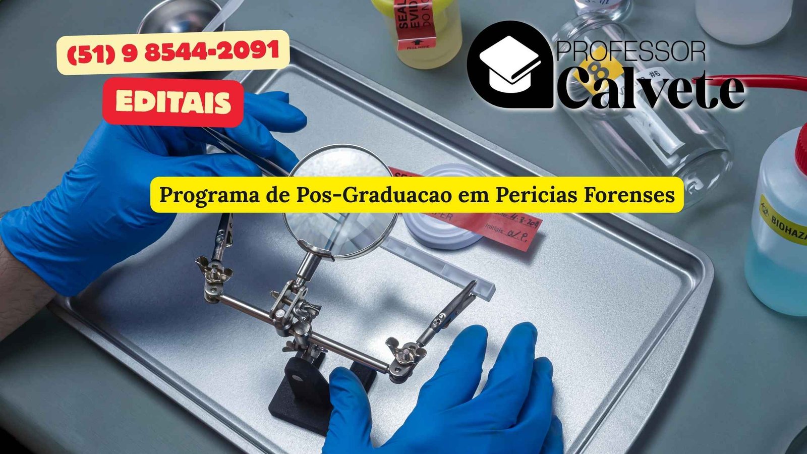 Curso de Pós-graduação do Programa de Mestrado Acadêmico em Pericias Forenses