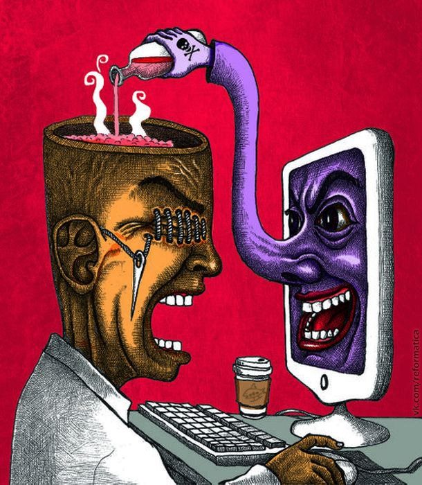 O venenoso mundo da Internet
