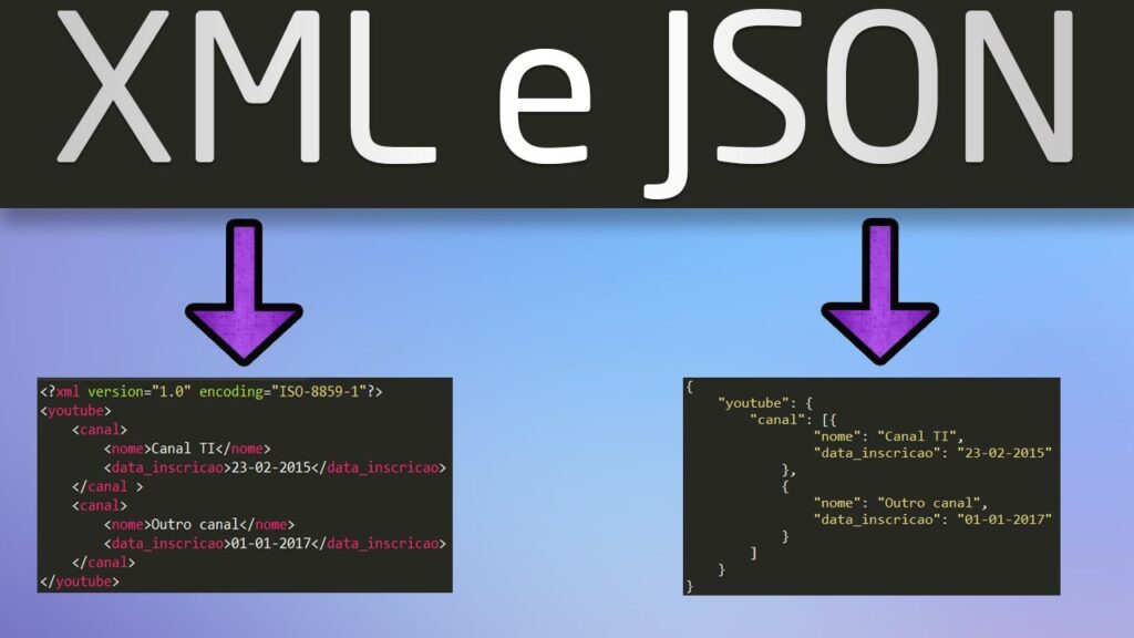 XML e JSON