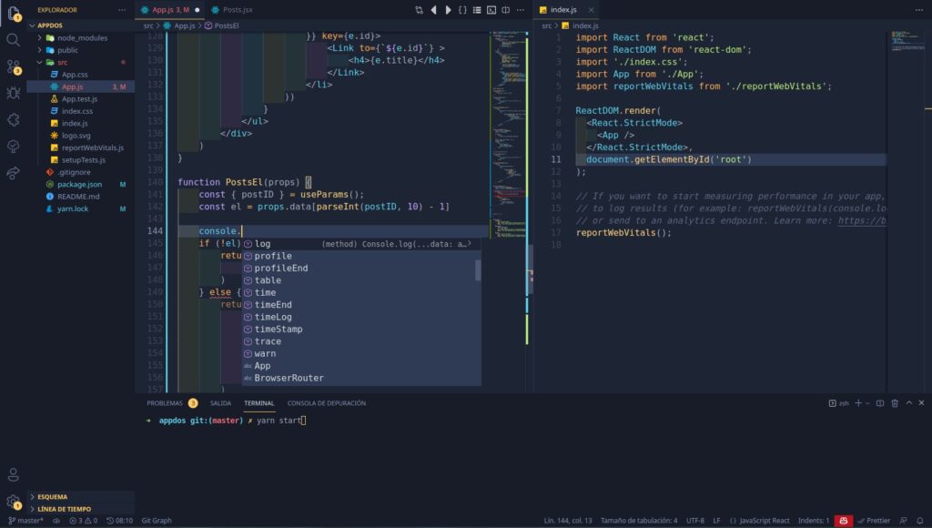 Framework ReactJS