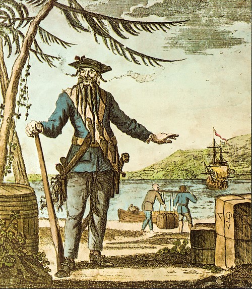 Conjunto de piratas com navio e ouro